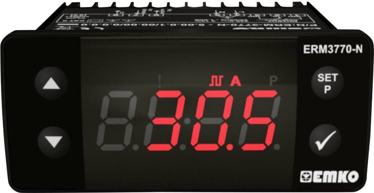 Emko ERM-3770-N.8.00.0.0/00.00/0.0.0.0 Toerenteller 7 - 10000 omw/min
