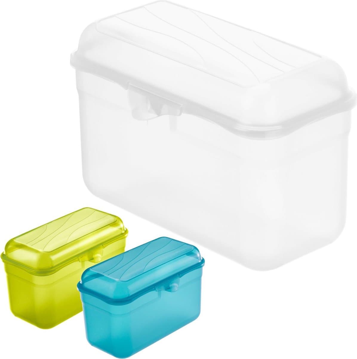 Rotho lunchbox FUN 1,75 l (20 x 10 x 12 cm) transparant 1750 ml