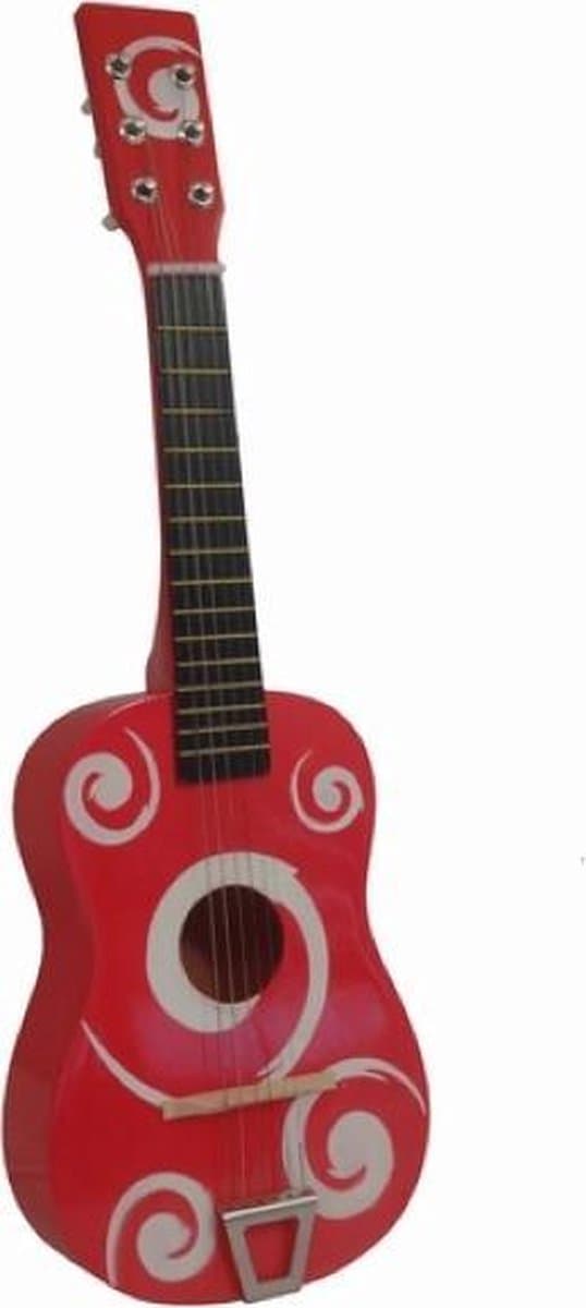 Houten Gitaar 58 cm - Rood
