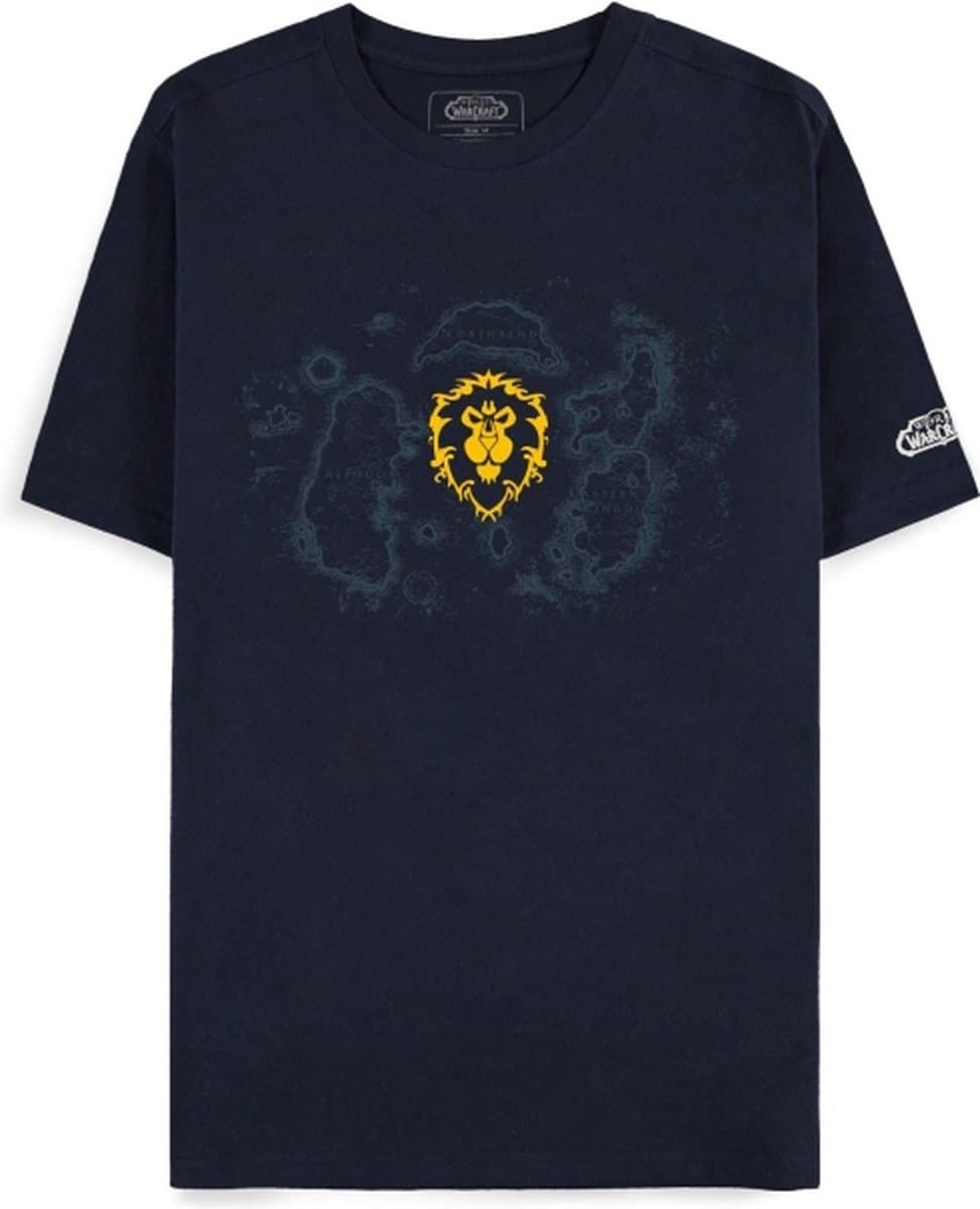 World Of Warcraft - Alliance Heren T-shirt - XL - Donkerblauw