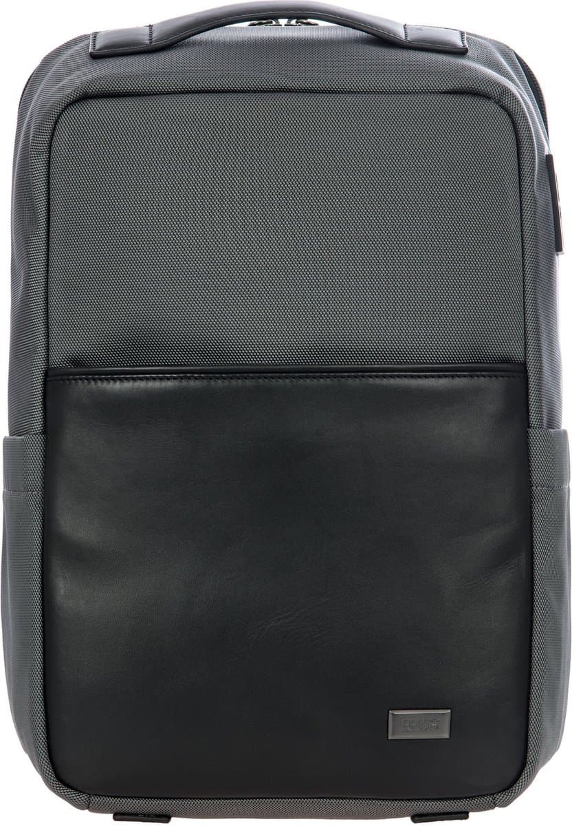 BRIC'S Laptop rugzak Rugzak met laptopvak Monza Backpack Grey / Black Donkergrijs