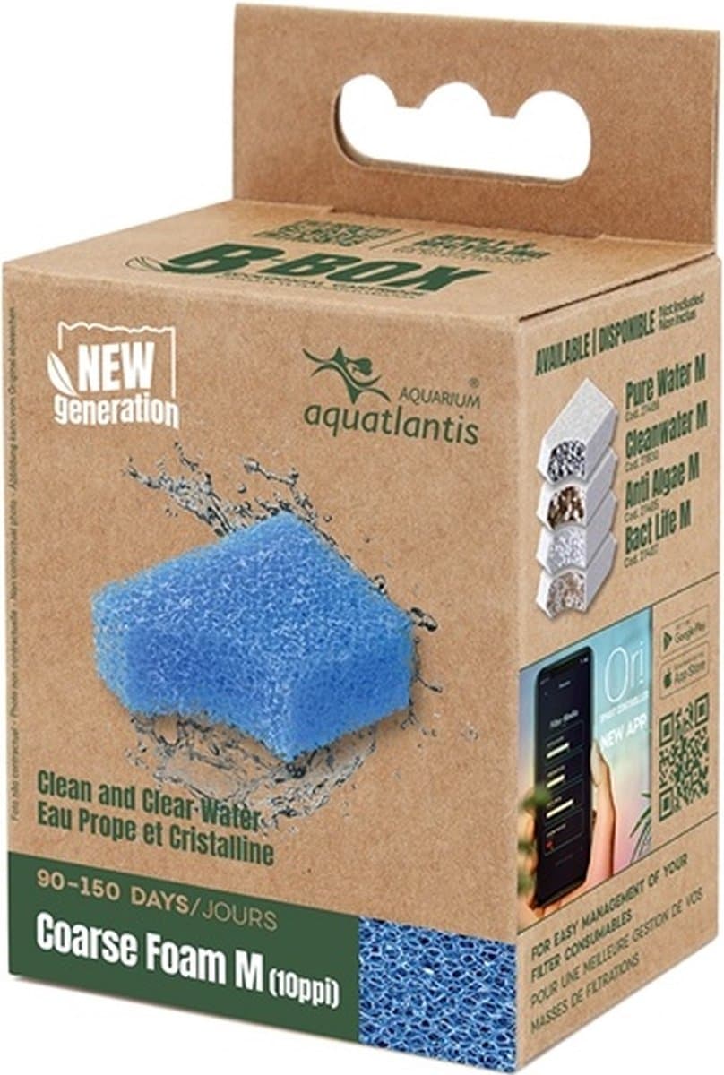 AquAtlantis B-Box Coarse Foam Medium - 1 stuk