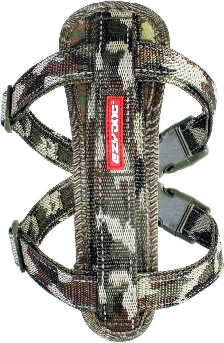 EzyDog Chest Plate Hondentuig - Harnas voor Honden - XL - Camouflage