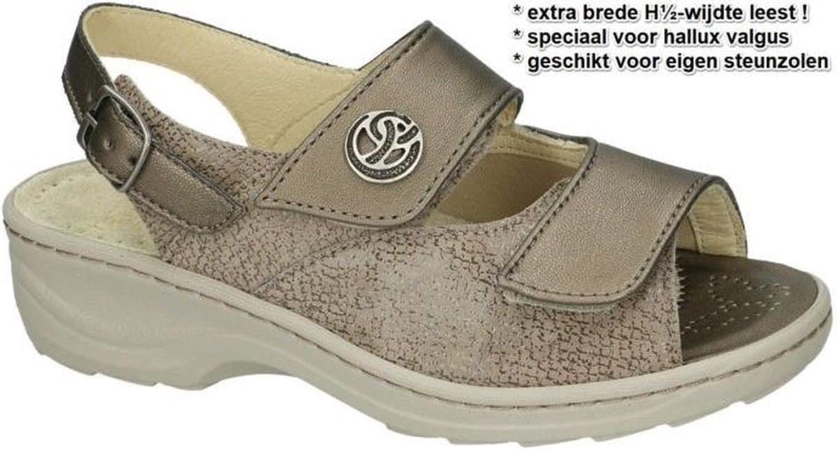Fidelio Hallux -Dames - brons - sandalen - maat 41