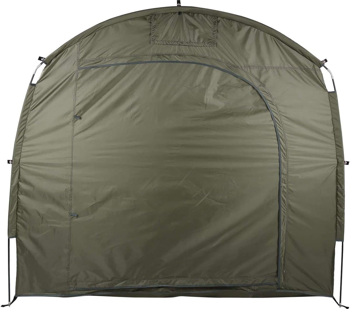 Opbergtent Draagbare Waterdichte Oxford Fiets Tent Opslagschuur - Met Raamontwerp - Duurzame Fietsschuur Tent - Voor Achtertuin Kamperen - Buiten Wandelen - OD Groen