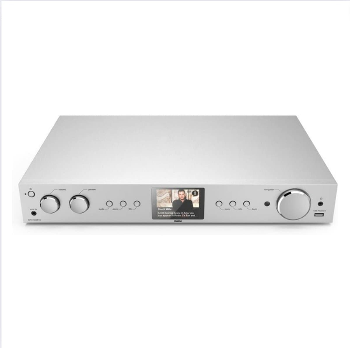 Tuner Hifi Receiver - Tuner Receiver Hi-Fi Kwaliteit - DAB Radio Internetradio Bluetooth - Internetradio Streaming