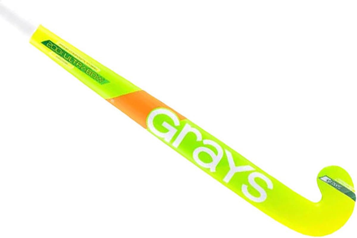 Grays houten hockeystick 200i Ultrabow Indoor Jun Stk Blauw / Roze - maat 35.0