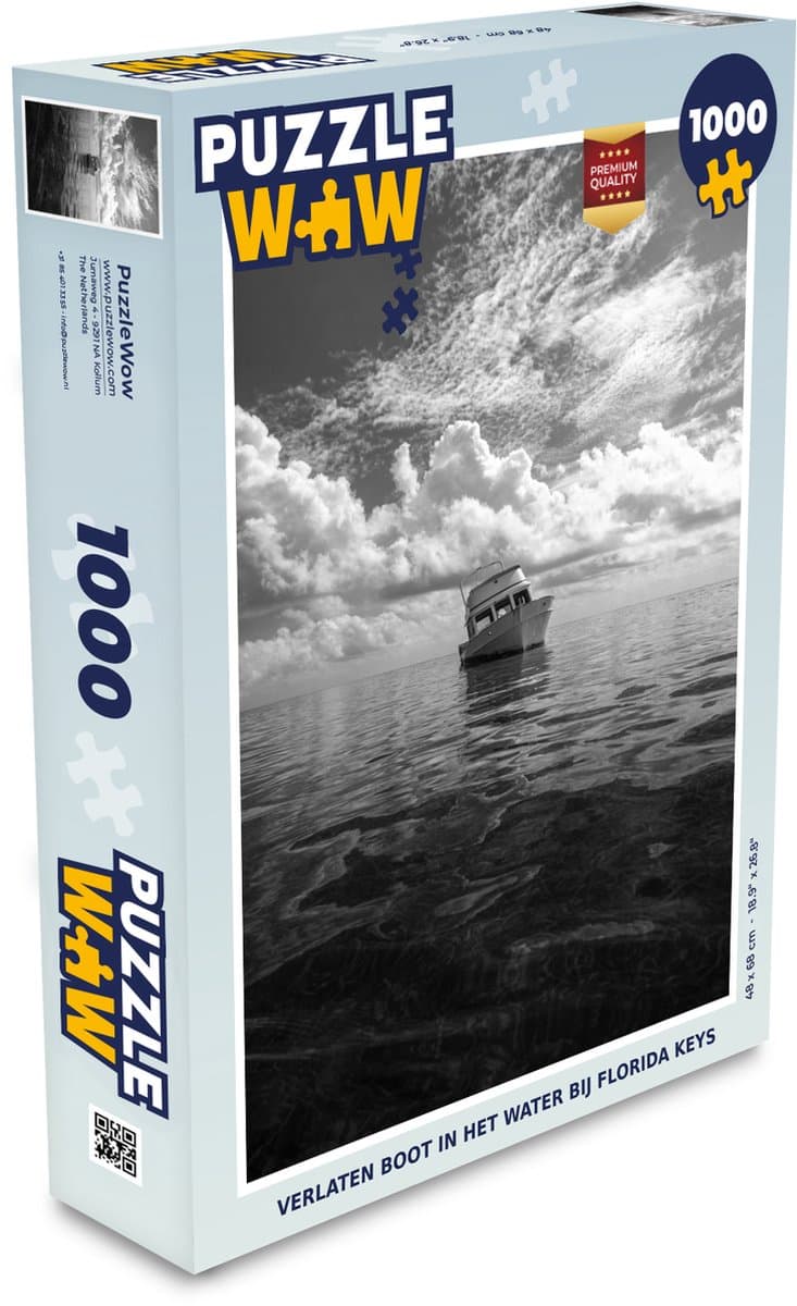 Puzzel Verlaten boot in het water bij Florida Keys - Legpuzzel - Puzzel 1000 stukjes volwassenen