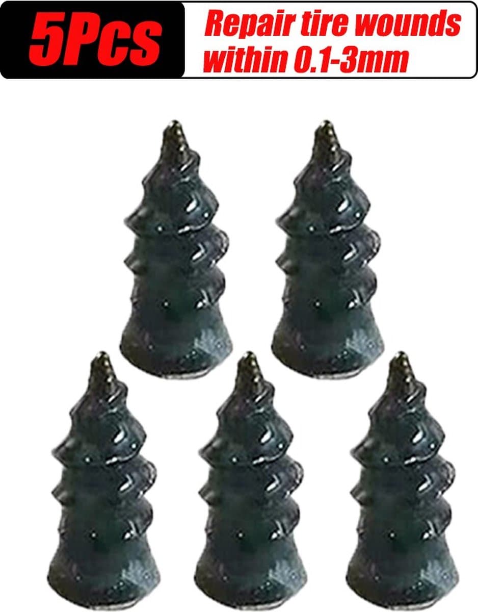 Universele bandenreparatie set voor tubeless banden - 5 stuks - Nagel - Tubeless Tire - Repair set
