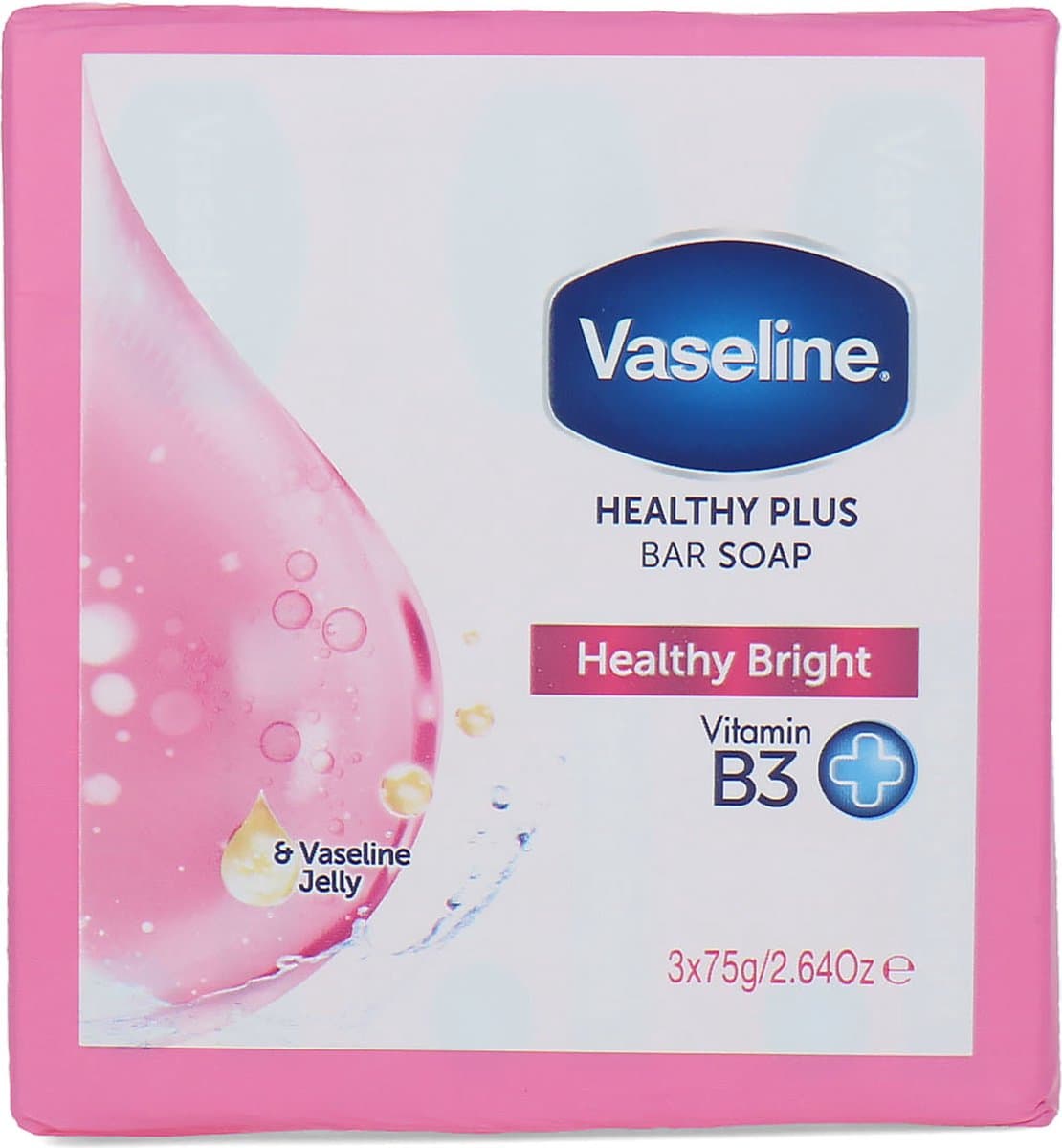 Vaseline Zeepstuk - Healthy Bright 3 x 75 g