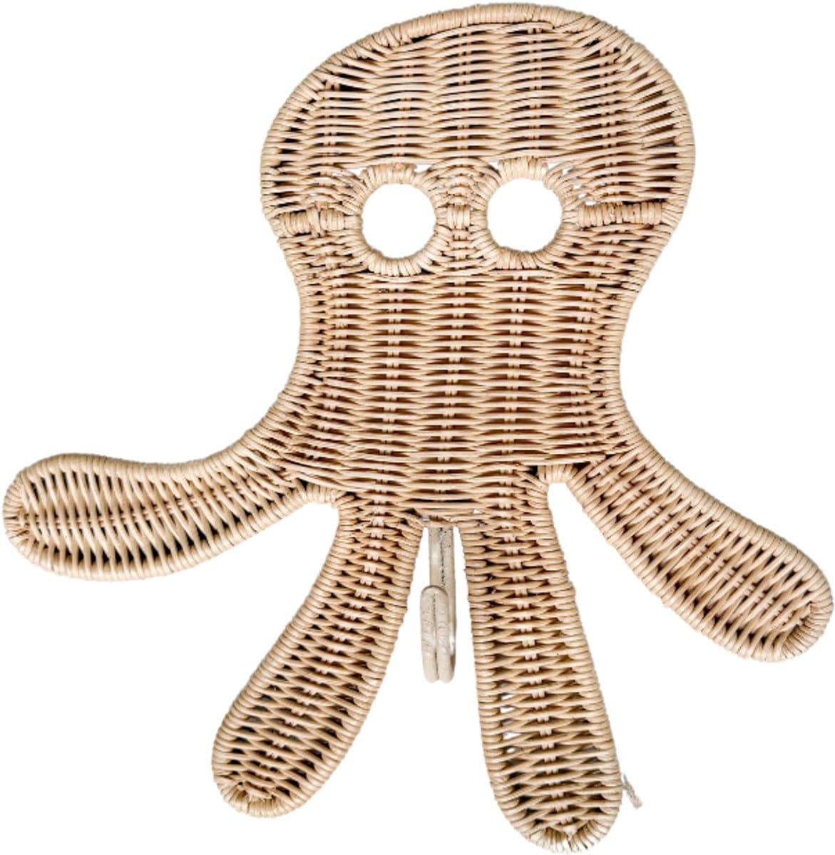 Cokos Oswald de octopus rotan wandhaak medium