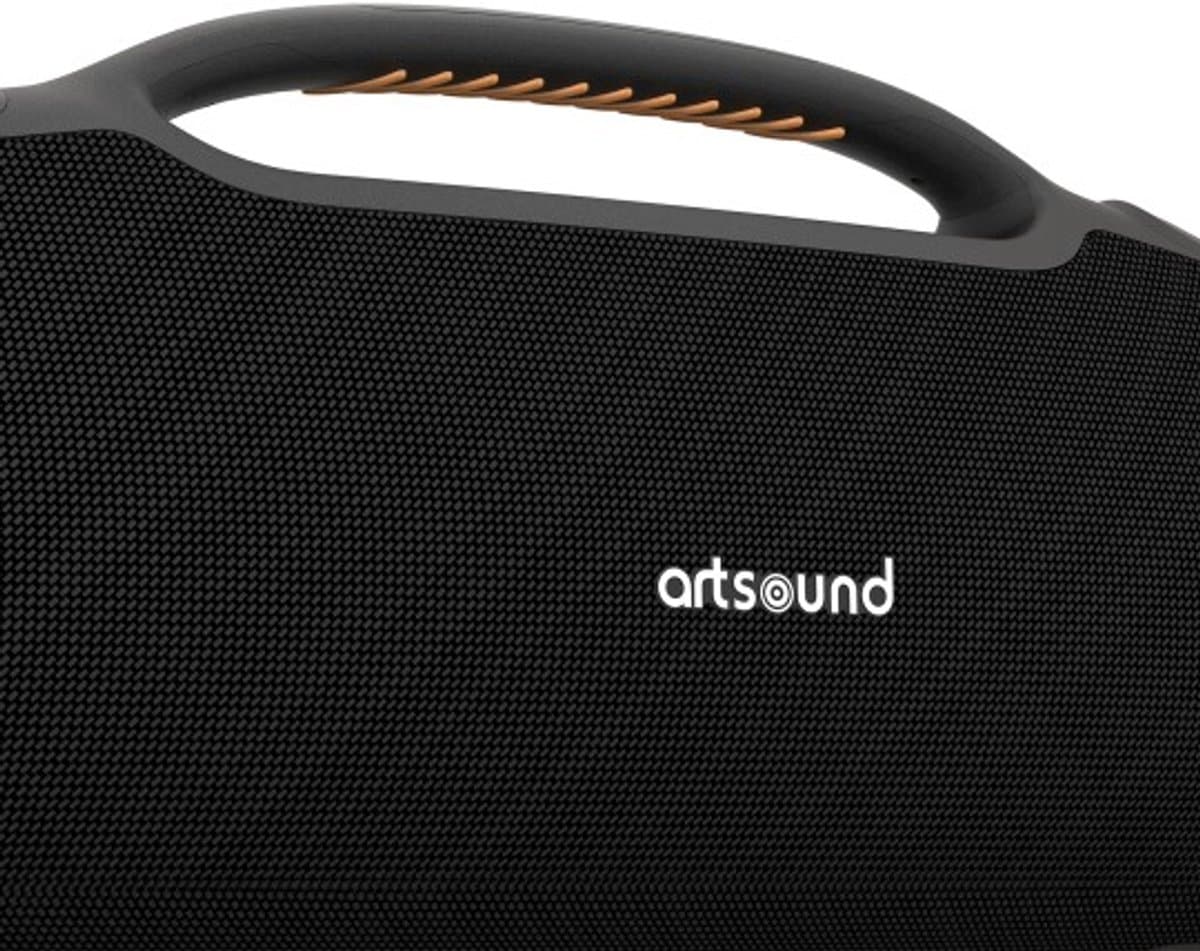 Artsound PWR04 Draagbare & party speaker Draadloze stereoluidspreker Zwart 120 W