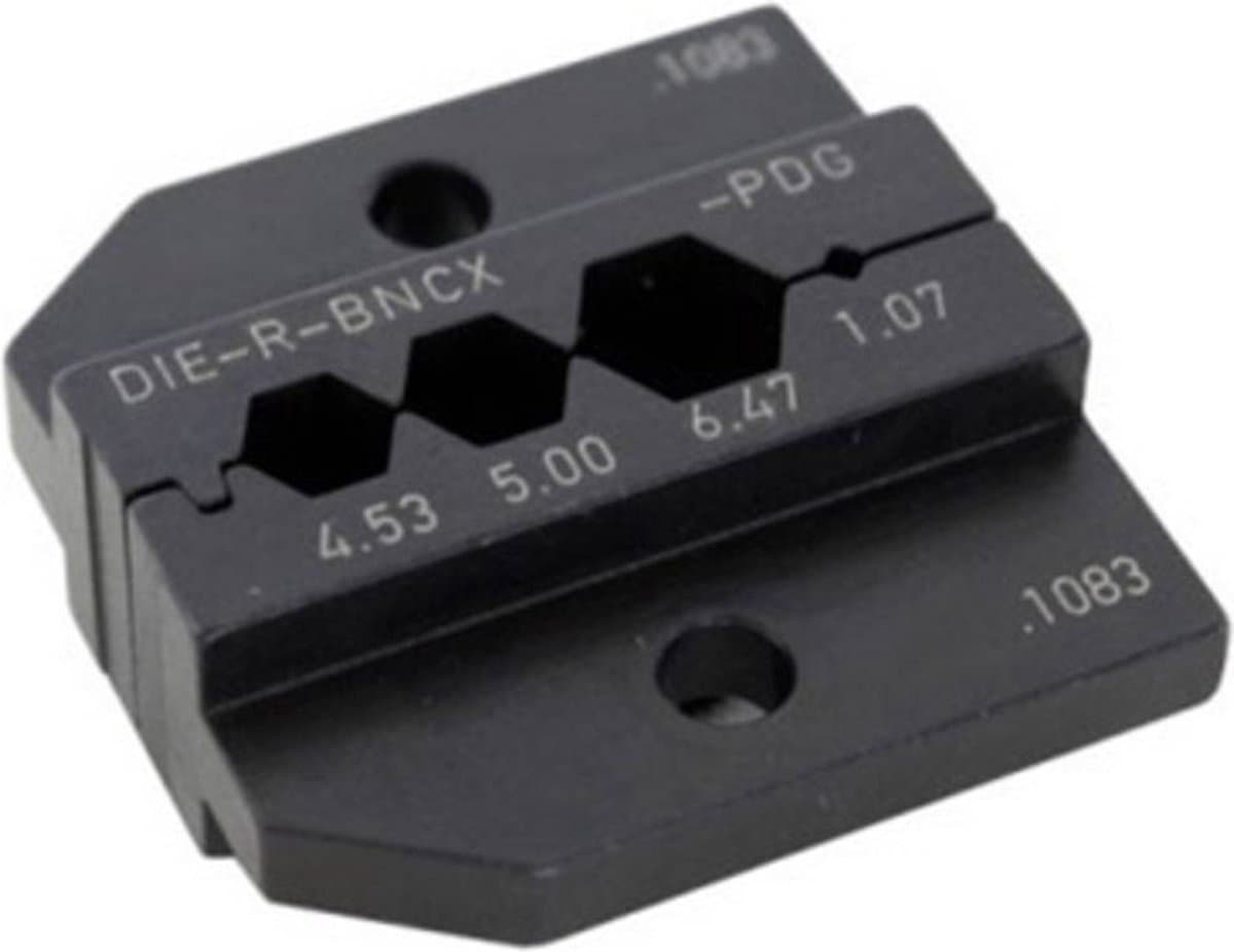 Neutrik DIE-R-BNCX-PDG DIE-R-BNCX-PDG Matrijs Zwart 1 stuk(s)