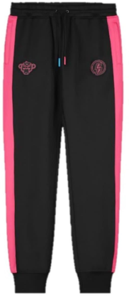 Black Bananas Augmented Joggingbroek Met Roze Streep
