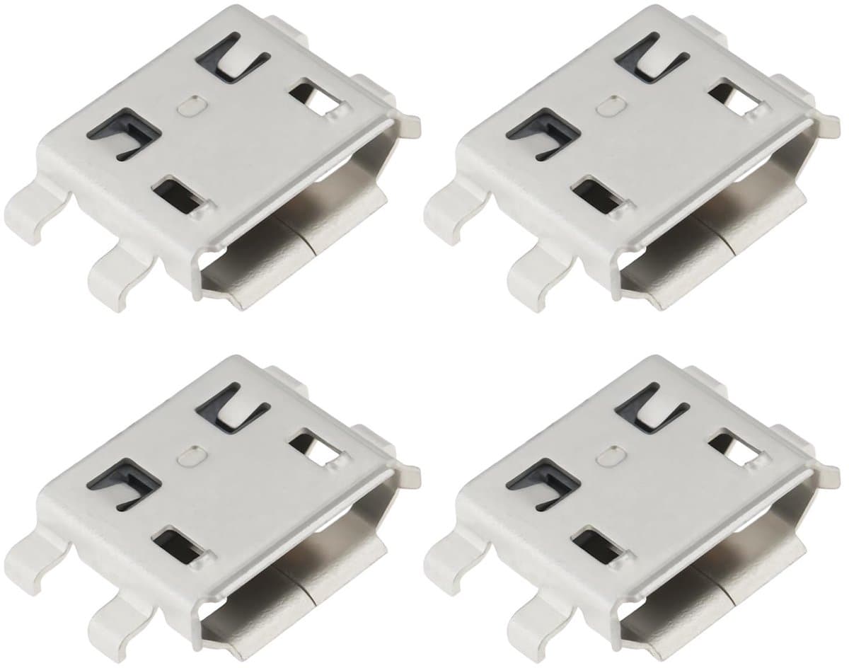 Dailygoods - Set van 4 Micro USB Oplaadpoorten voor Tablets