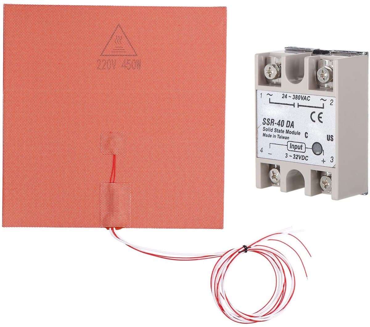 Dailygoods - Siliconen Verwarmingstapijt voor 3D Printers 220V 450W
