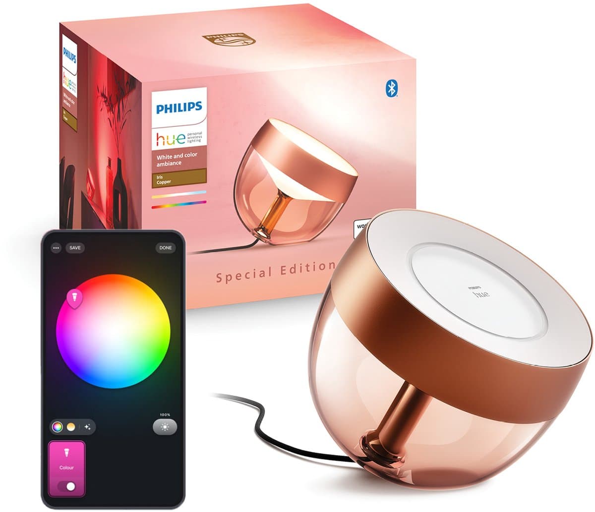 Philips Hue Iris White and Color Special Edition Koper