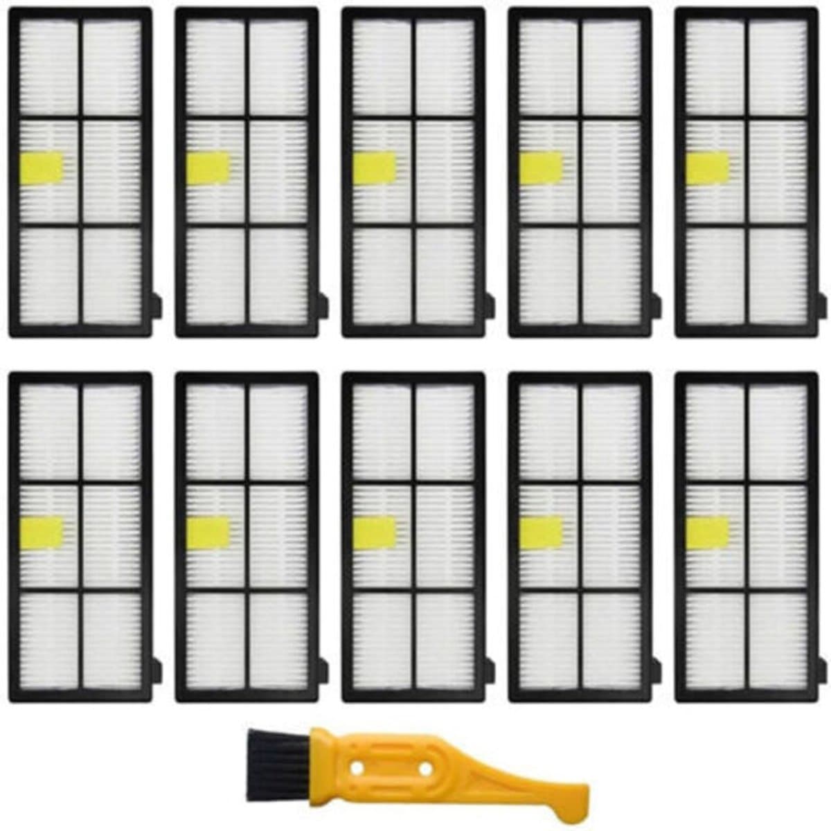 Verpakking van 10 stuks Geschikt voor iRobot Roomba 800, 900, 860, 870, 880, 960 en 980 robotstofzuigers.