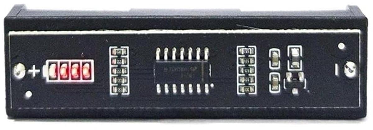Batterij Indicator - Niveau Tester - Accu Controleren - Compact Ontwerp - Meerdere Batterijen - Zwart