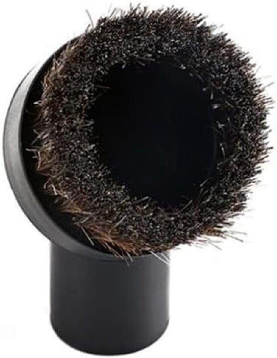 Stofzuiger Stofborstel - Afstofborstel Gemengd Paardenhaar - Stof Verwijderen - Universele 32mm Aansluiting - 64 mm Kop Diameter - Niet gespecificeerd