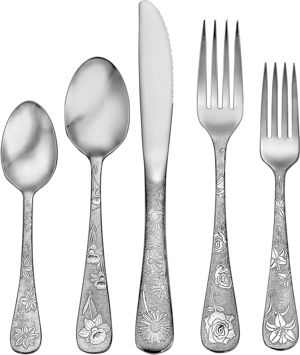 Liberty Tabletop American Garden 20pc Set Service Voor 4 trots GEMAAKT IN USA