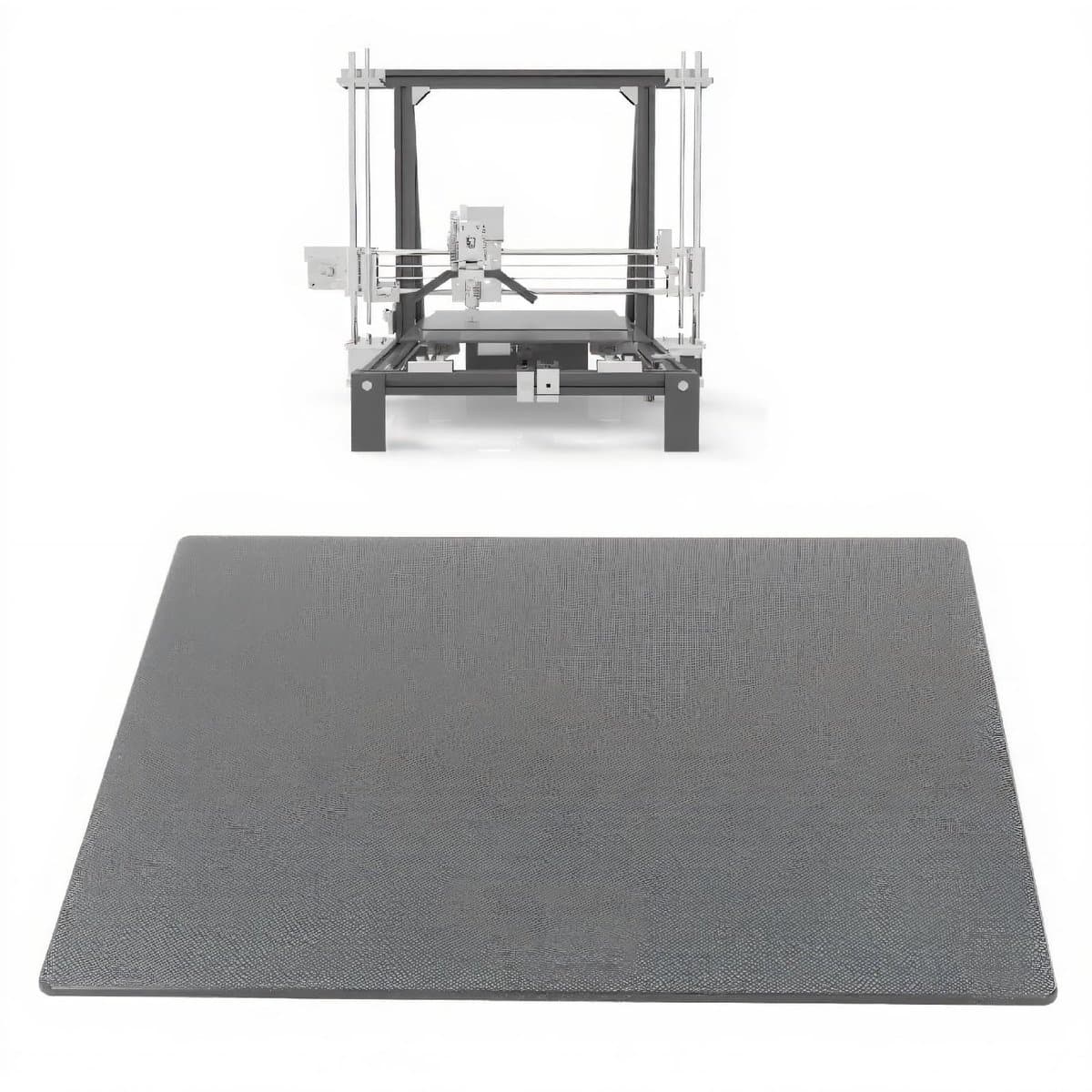 Dailygoods- Glasprint Bedplaat 220x240x4mm - 3D Printer Behuizing - Geen Randkrulling - Duurzaam - Makkelijk Schoon te Maken - Geschikt voor Anycubic MEGA S - 3D-printer Bed