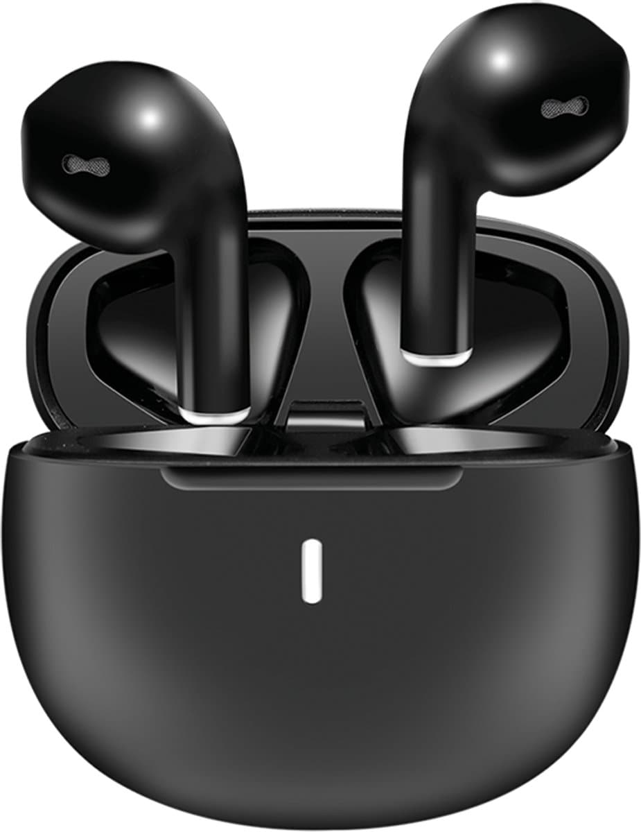 LOGILINK Professional BT 5.3 TWS headset, 8-hour rechargeable battery, hands-free, touch control, black