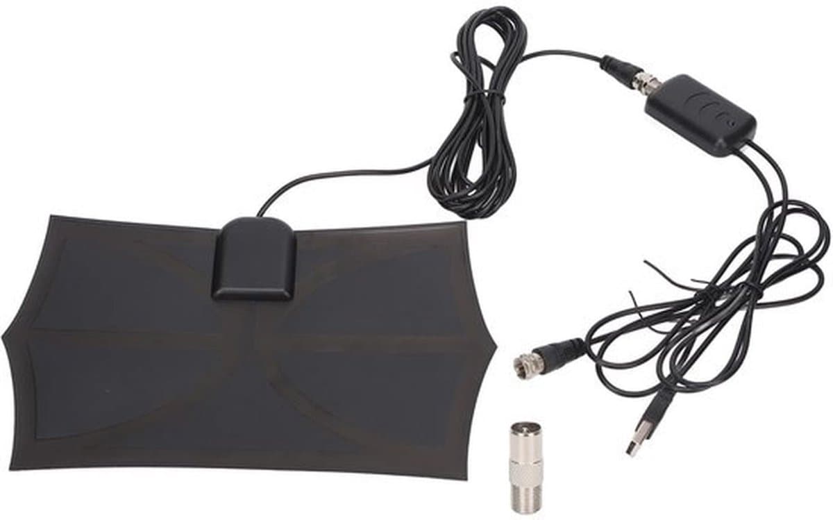 Televisie Antenne, 300 Mile Bereik Zwarte Digitale TV Antenne Buiten USB Voeding
