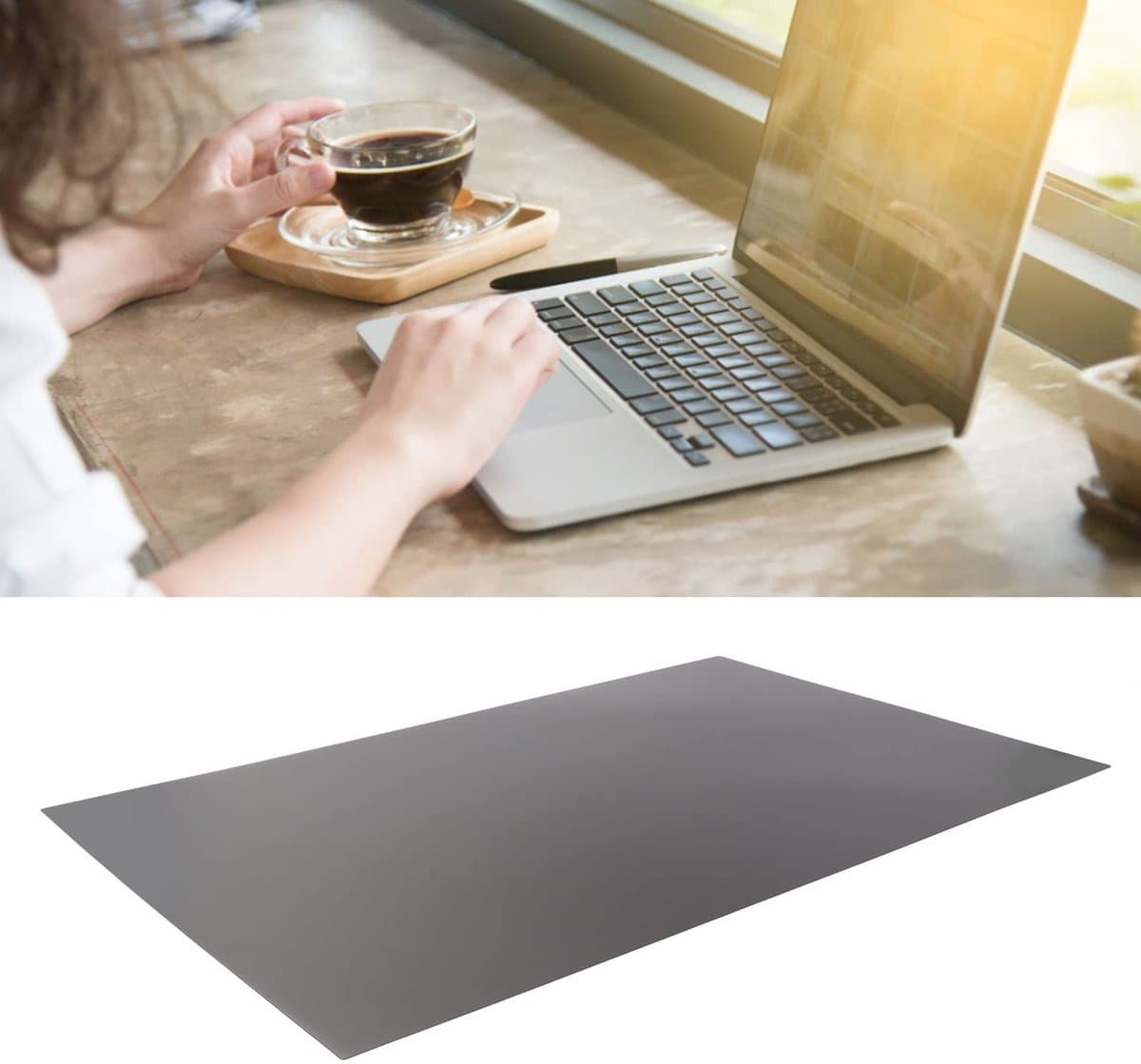 Dailygoods- Privacyscherm 24 Inch - Anti-verblinding - Blauwlicht blokkering - Krasbestendig - Monitor - Schermbeschermer - 16:9 Formaat - Schermfilter