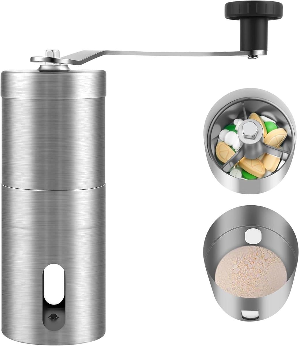 Tablets Freezer voor het Malen van Medicijnen, Kleine Tablet Molen, Tablet Crusher en Poedervermaler voor Efficiënte Pillenverwerking