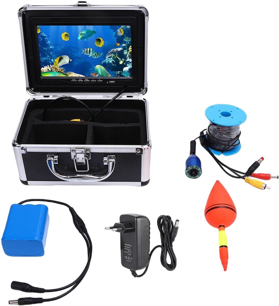 Onderwater Camera Kit - Viscamera Set - Diepwater Inspectie - HD 1080P Beeld - 7 Inch Scherm