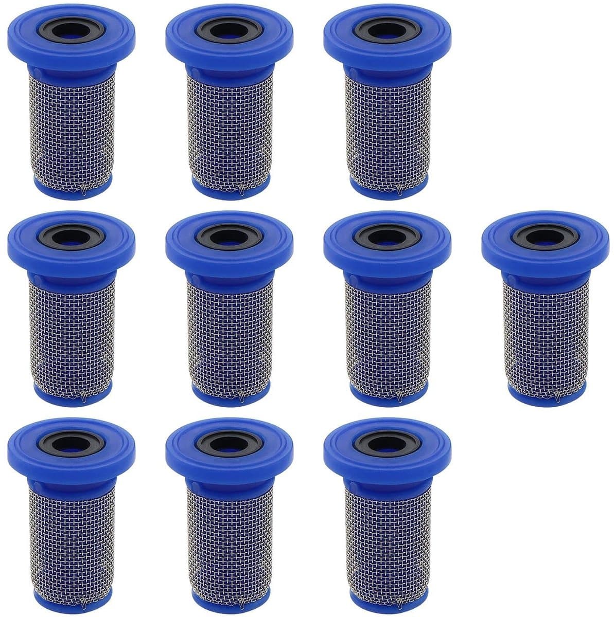 ONF3 - Sproeien Nozzle Filters - 50 Mesh Filters - Duurzaam en Betrouwbaar - Blauw - Voor Knapsack Sprayer en Lijnmarkering - 10 Stuks