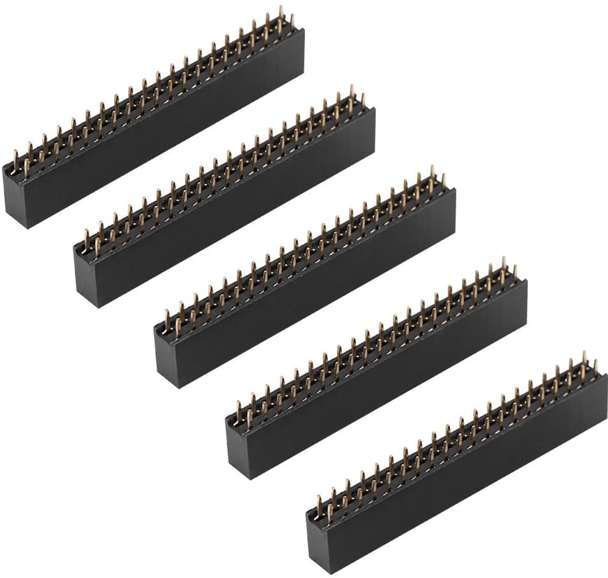 aladdien - Pin Header Connector - 40PIN - 2x20 Pins - 2.54mm - Raspberry Pi - Geschikt voor Raspberry Pi - Formaat 2.54mm