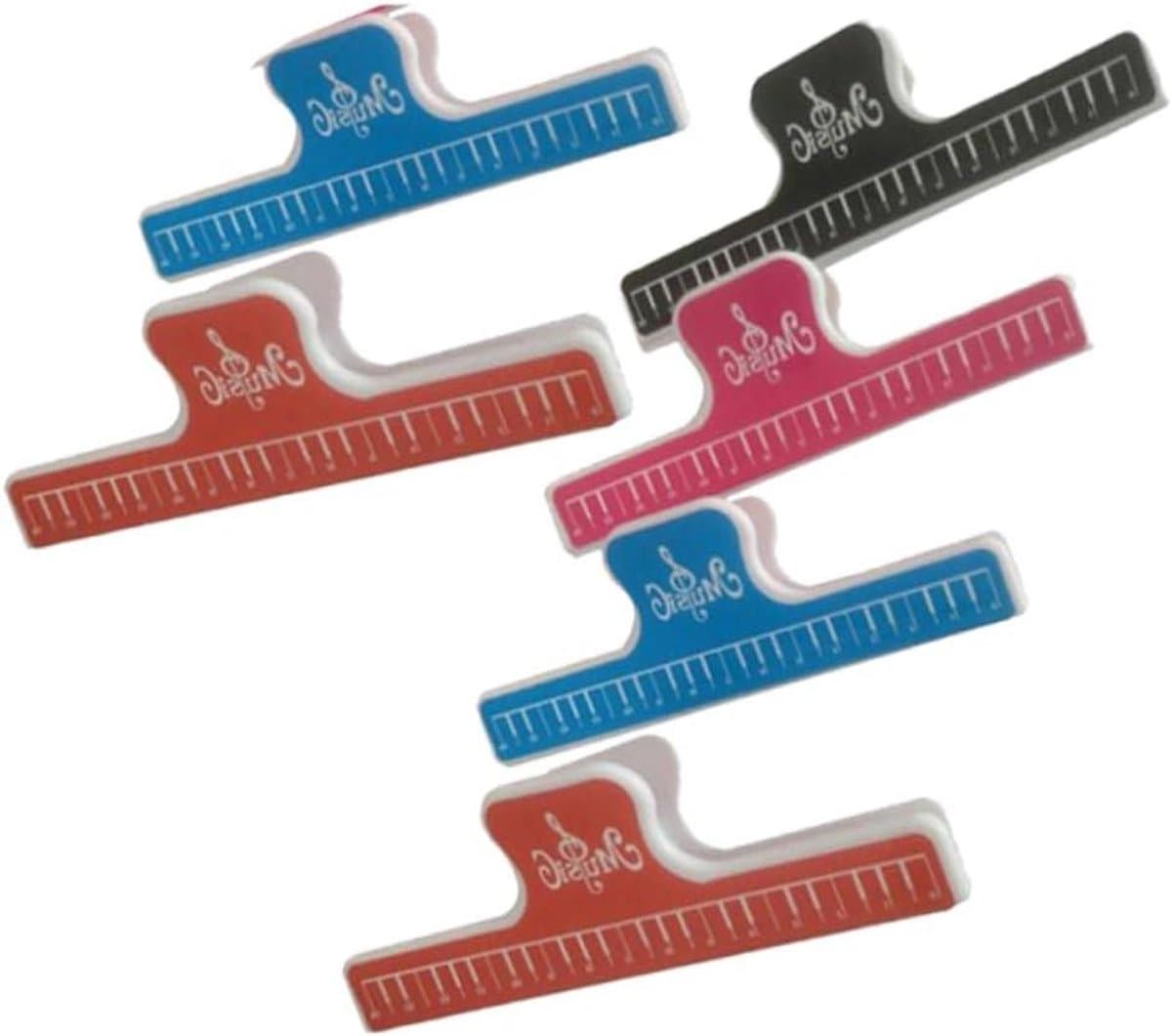 Muziekboek Clips - Bladmuziekhouder Page Holder - Muziek Bladeren - Voorkomt Wegwaaien - 10 cm - Willekeurig