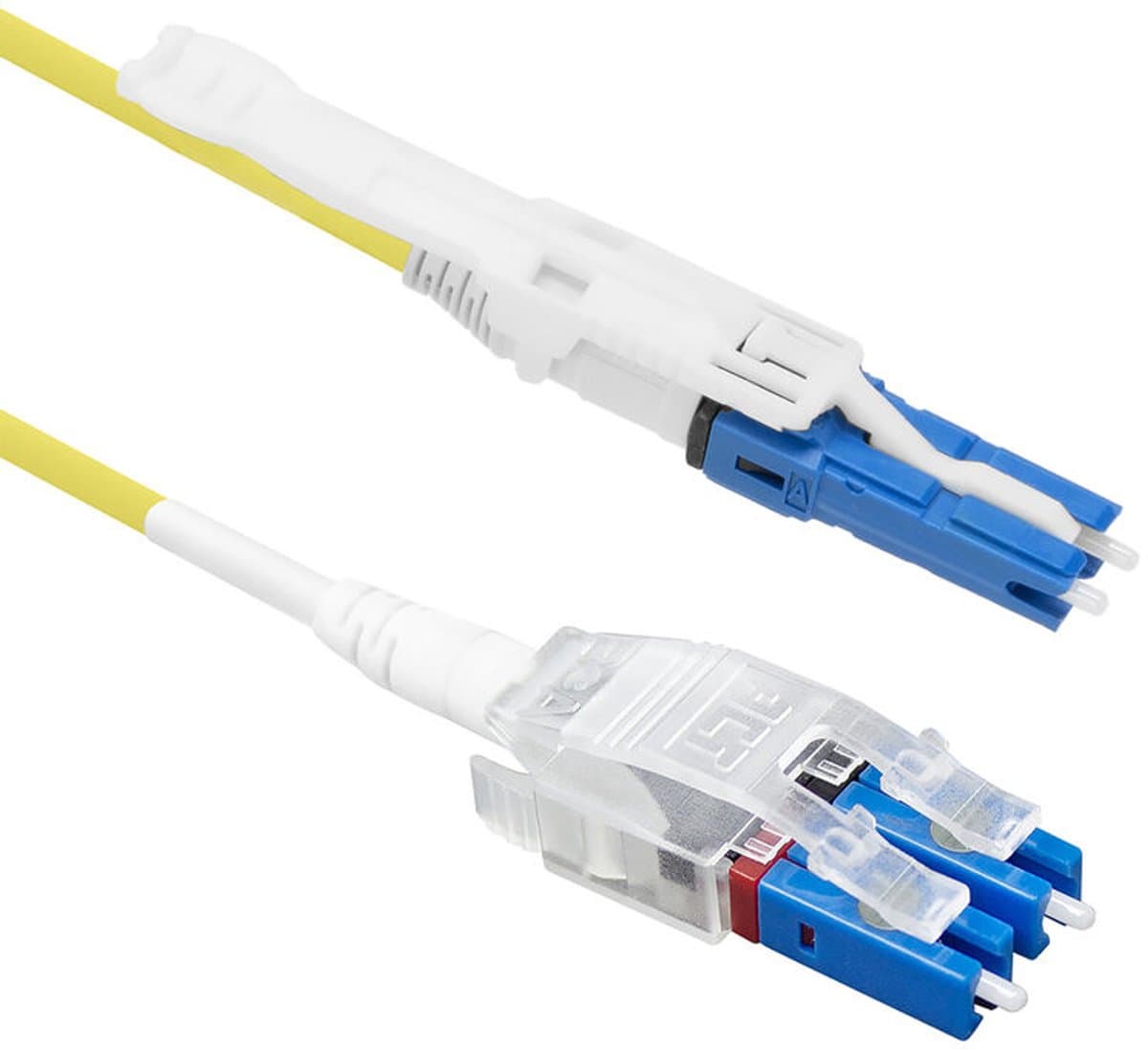 ACT RL1103 Glasvezel kabel 3 meter CS LC OS2 Geel