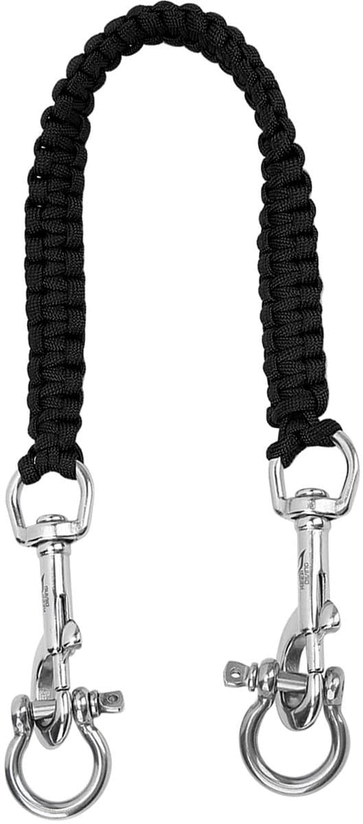 Dailygoods- Duikcamera Draagkoord 360° Draaibaar - Parachutetouw - Roestvrij Staal - Flexibele Rotatie - Stevig en Slijtvast - 54 cm Lengte - Camera Touw