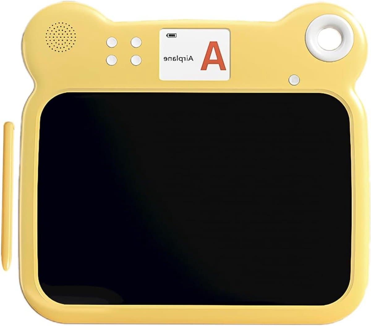Tekentablet Kinderen - Krabbelbord Educatief - Creatief Spelen - Herbruikbaar Eco-vriendelijk - 20 cm Scherm - Goud