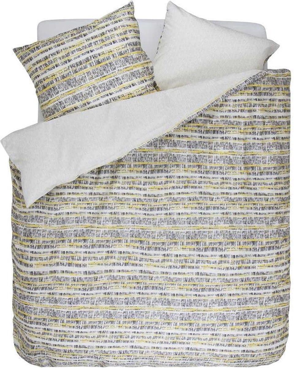 Esprit Musu - Dekbedovertrek - Tweepersoons - 200x200/220 cm + 2 kussenslopen 60x70 cm - Mustard