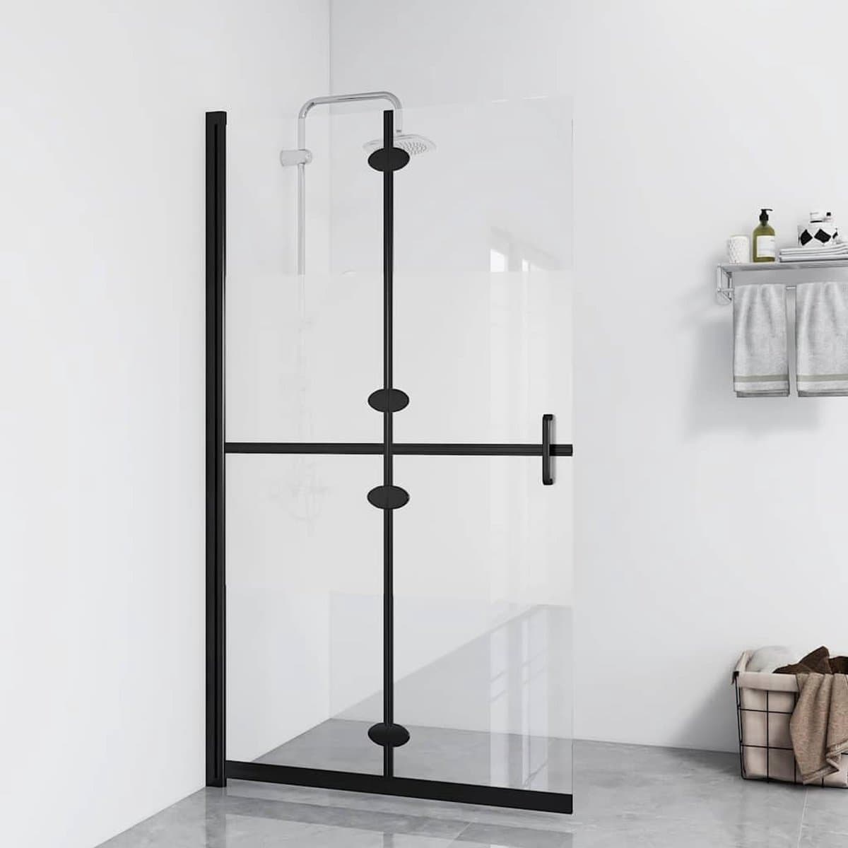 Douchewand, inloopbare douchewand van ESG-glas