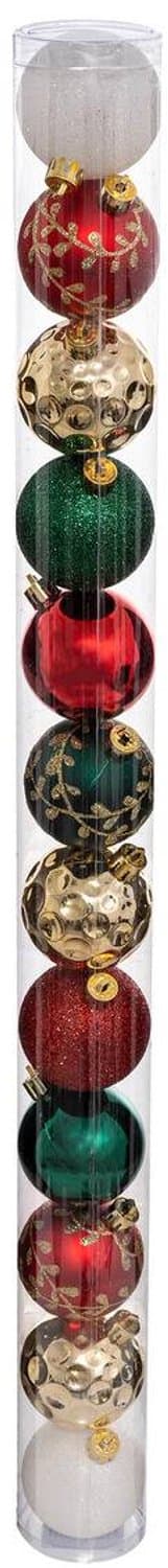 Feeric Kerstbal Set - D??lice Collectie, 12 stuks, 6 cm, Donkerroze