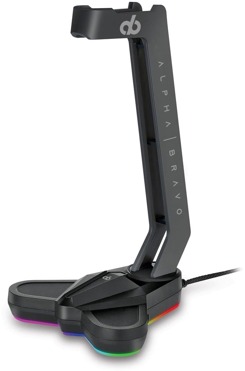 Veho Alpha Bravo GA-1 USB Universeel Gaming Headset Standaard met LED