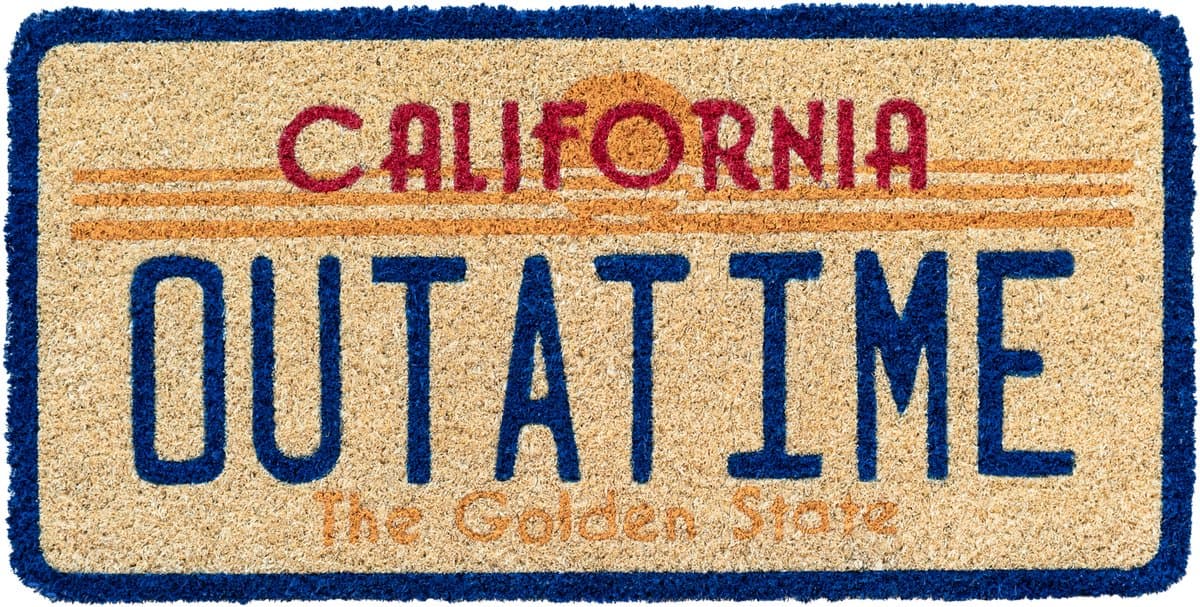 Back To The Future Outa Time Unisex Deurmat - Neutraal - Standard