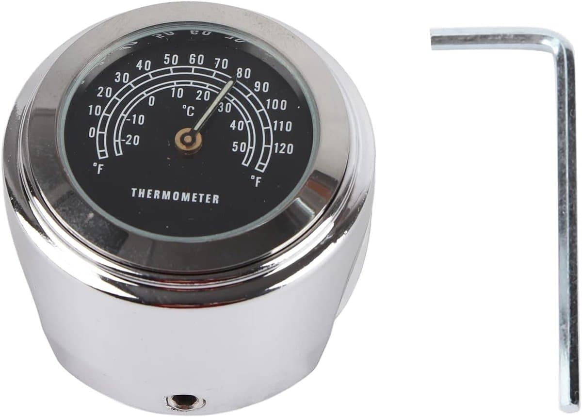 Stuurthermometer, Dubbele Schaal, Aluminiumlegering met Schokpakking