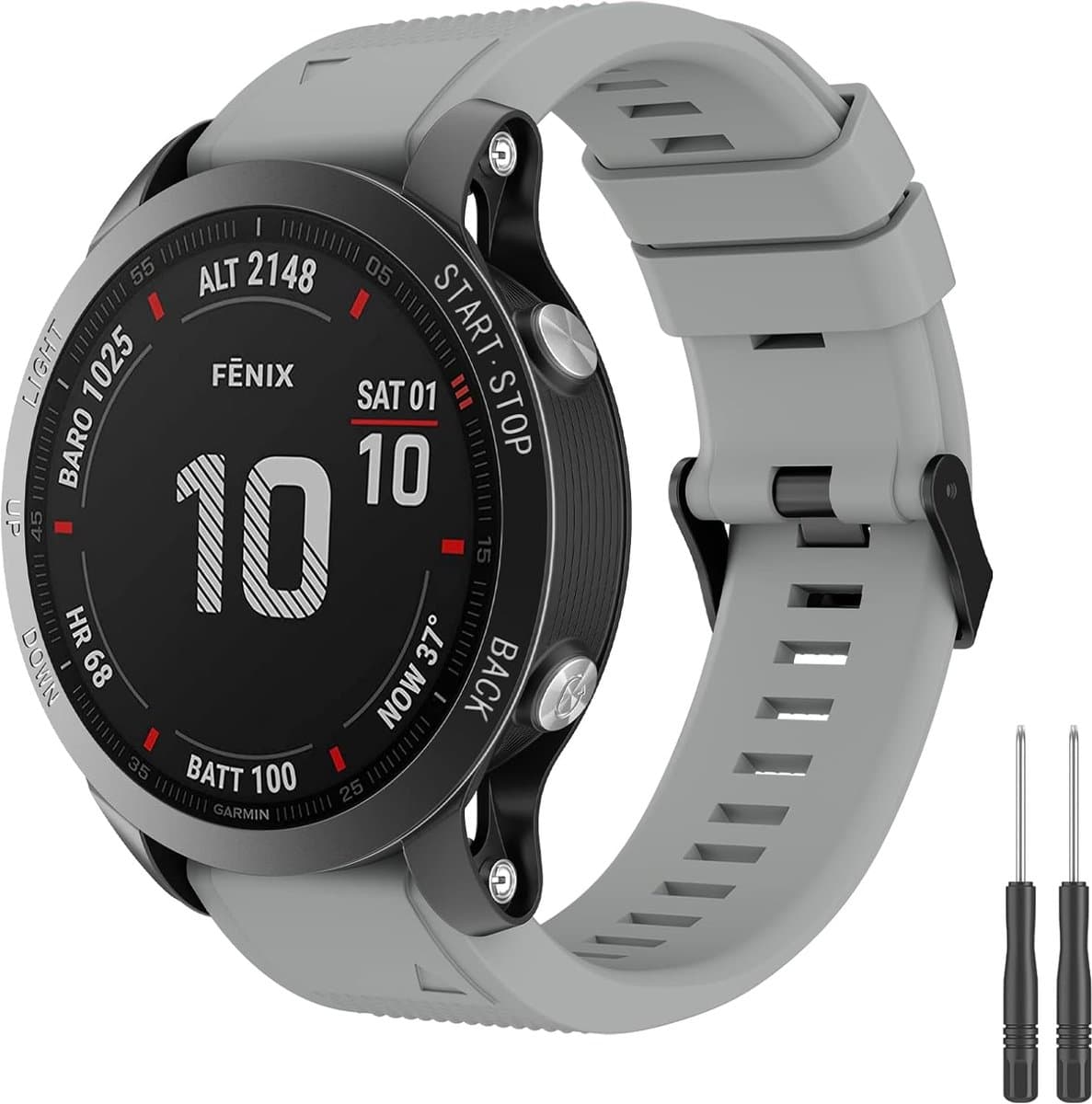 Quickfit armband 22 mm - voor Garmin Fenix 5/5 Plus/6/6 Pro/7/7 Pro - duurzaam materiaal - ideaal voor sporters - ShopVlot