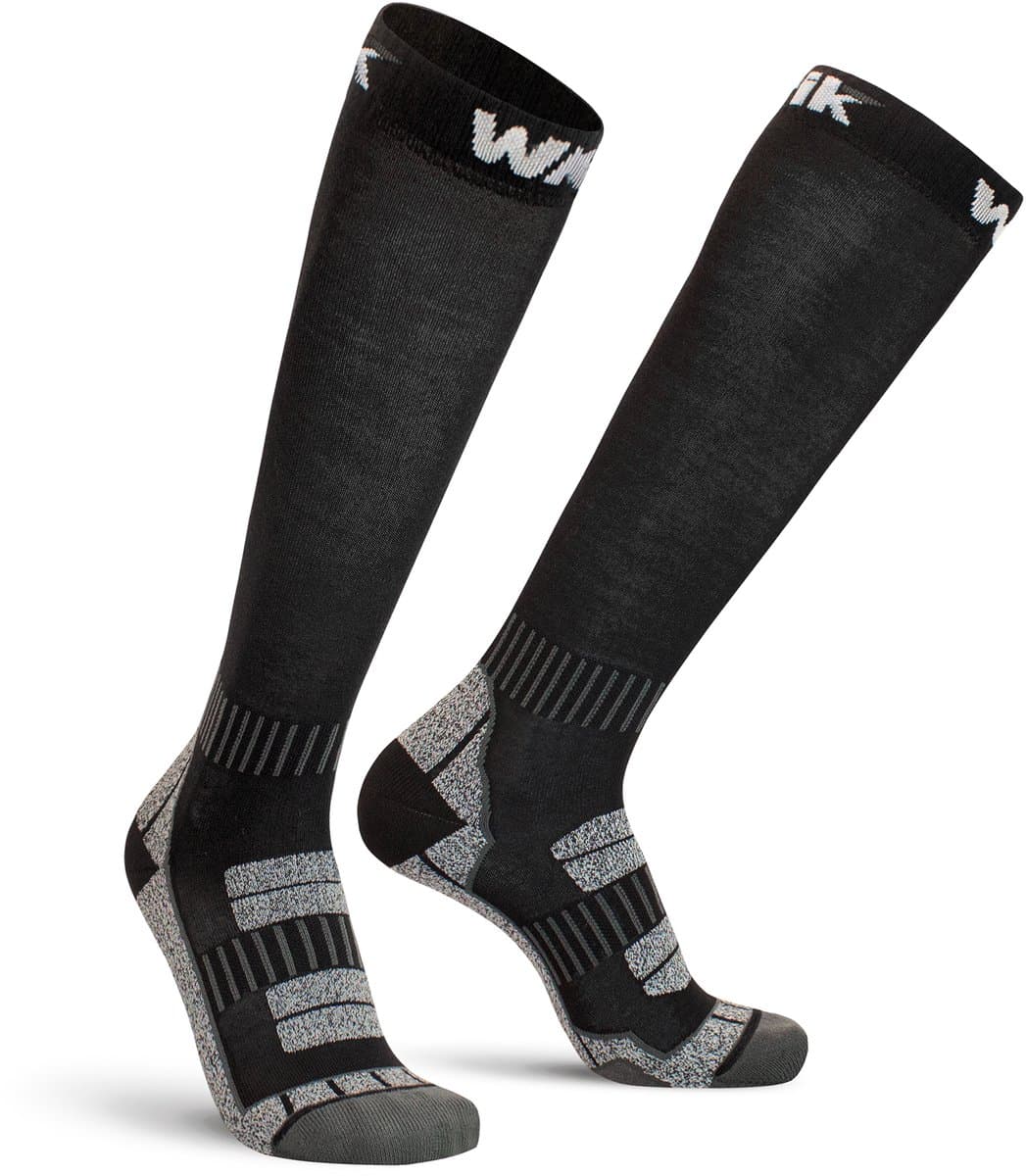 Worik - 2-Pack - Carbon Kniekousen - Grip Tech - Heren / Dames - zwart - 36-39 - RKMK