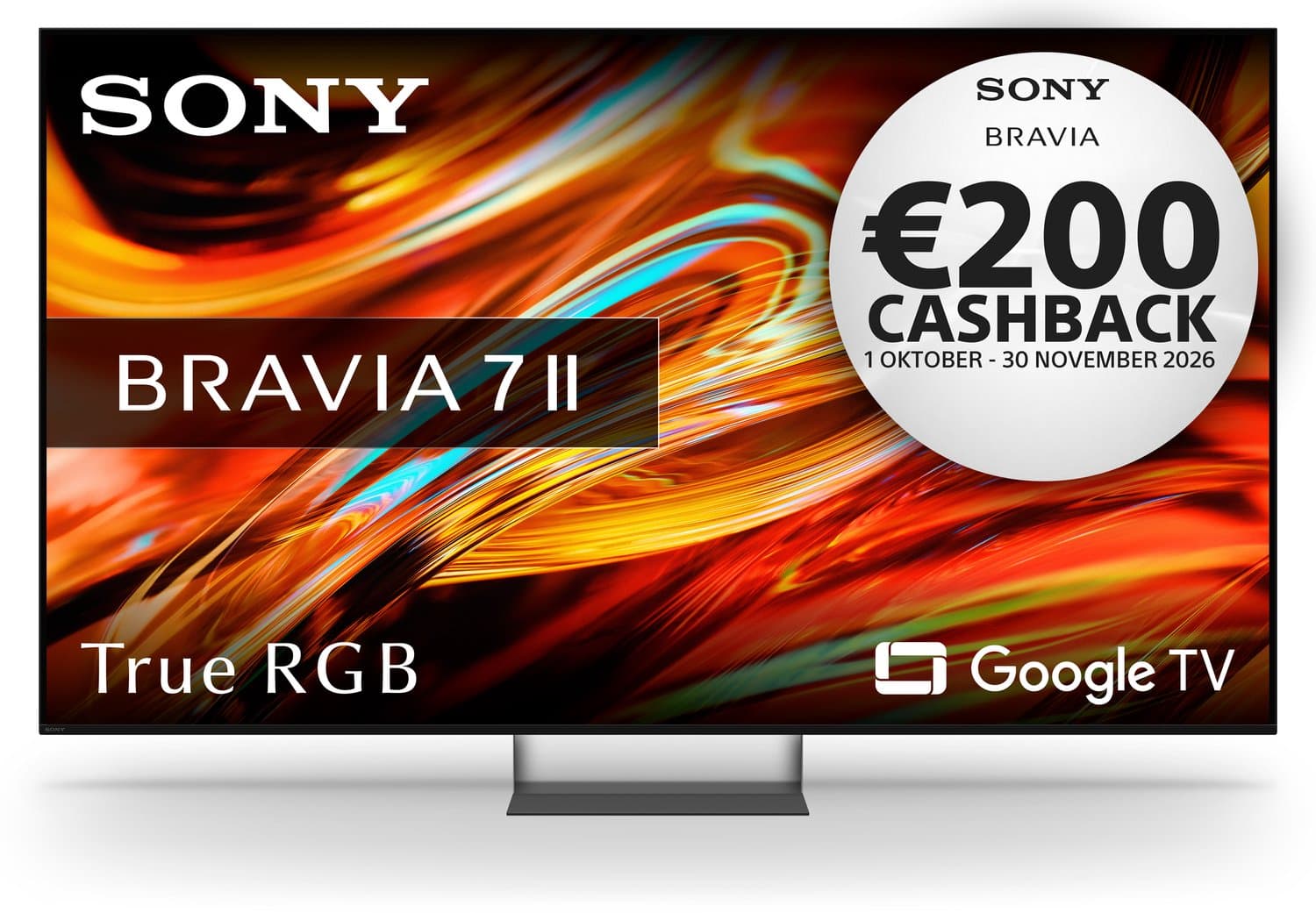 Sony BRAVIA 7 II - 75 inch - 4K RGB MiniLED - 2026 - Smart TV