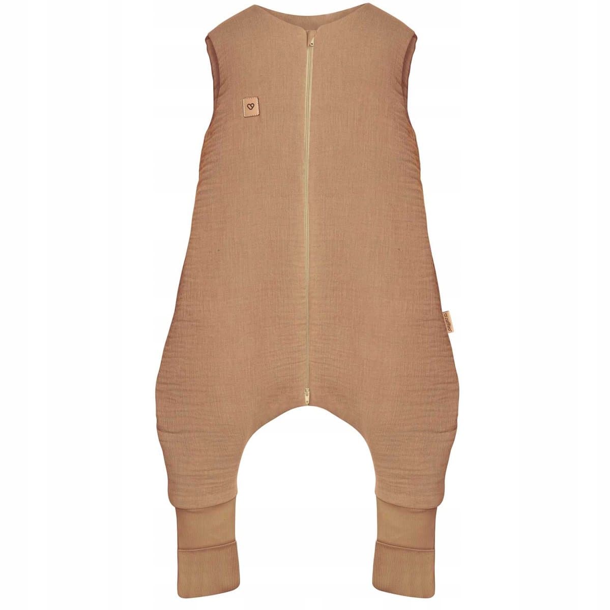 Zaffiro Muslin Slaapzak met Poten 2.5 TOG (1-2 jaar) Toffee