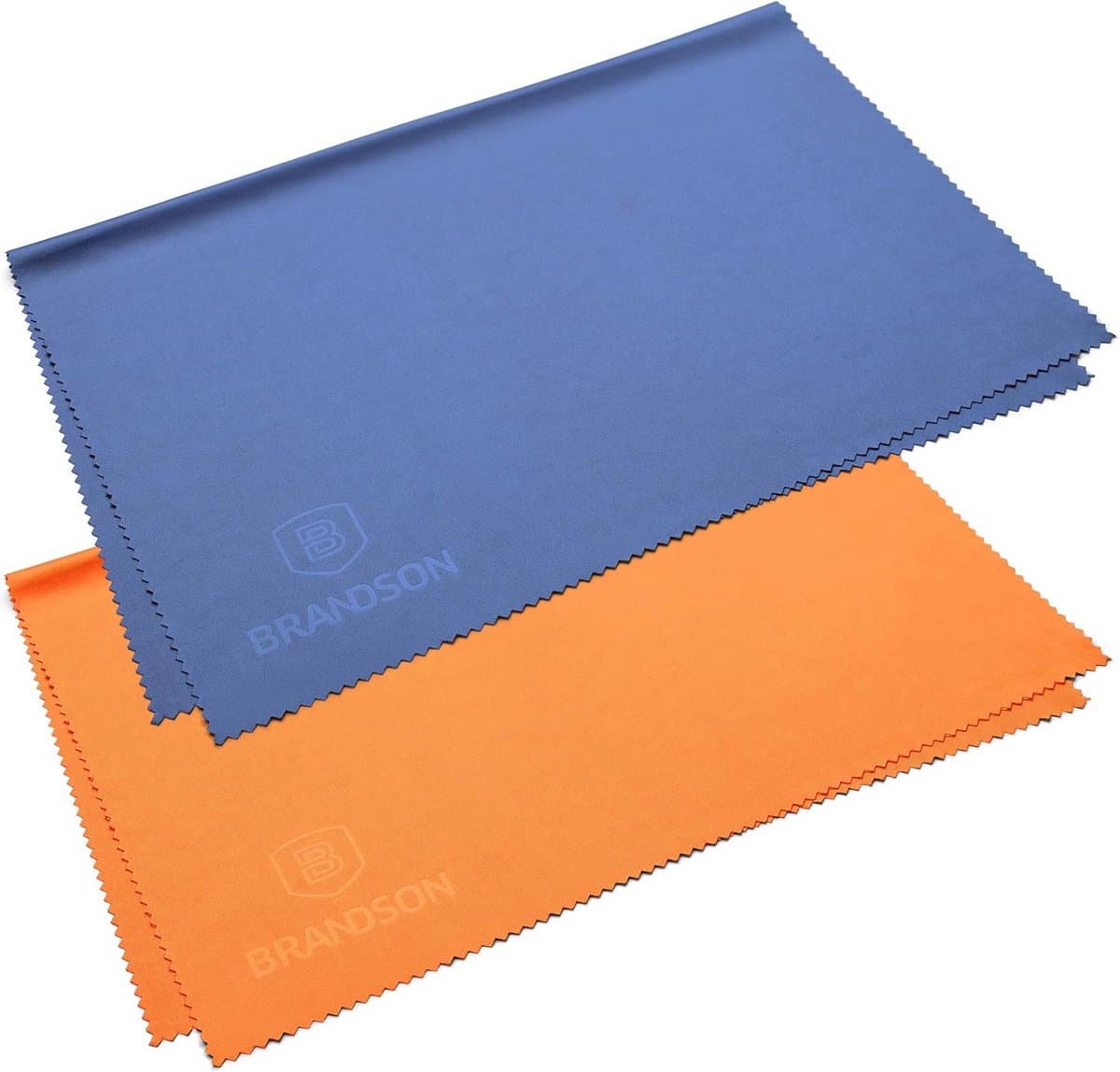 XXL Microvezel Poetsdoeken (2 stuks, 40x30 cm) - Zachte Reiniging voor Bril, Telefoon & Schermen