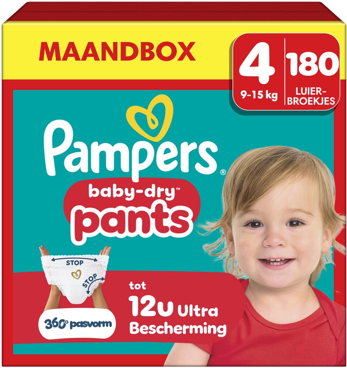 Pampers Baby-Dry Pants Maat 4– Maandbox 180 Pants