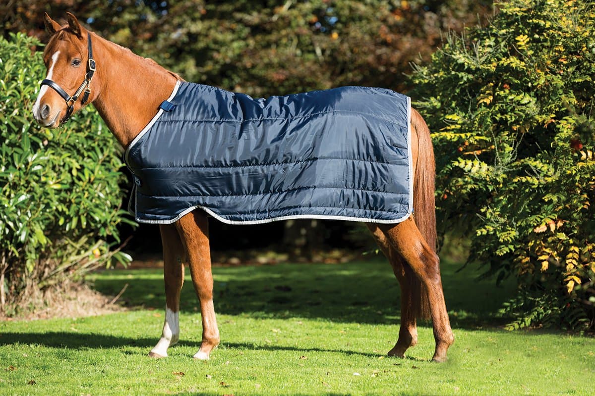 Horseware Onderdeken Horseware Pony Liner 200gr Donkerblauw-zilver - 115/168